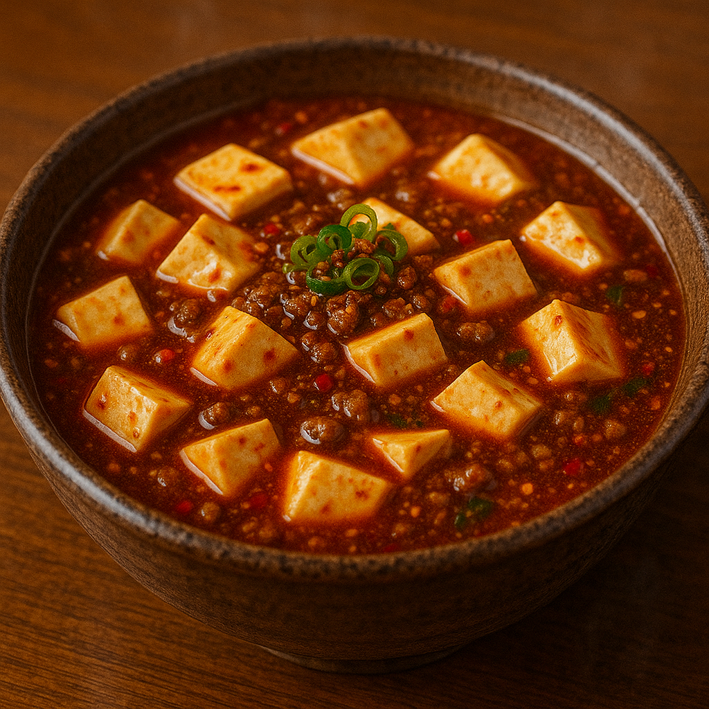 四川風麻婆豆腐